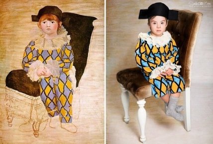 Дети с синдромом Дауна стали героями картин в фотопроекте Соэлы Зани 