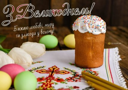 картинка з Великоднем, листівки, привітання