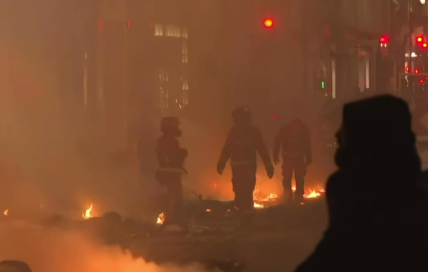 Протесты во Франции.