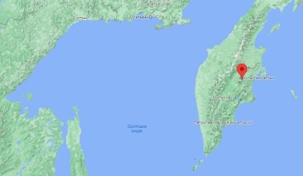 Ключевская Сопка Камчатка карта