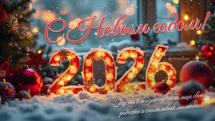 Открытки с Новым годом 2026