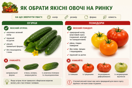 Как выбрать качественные овощи на рынке