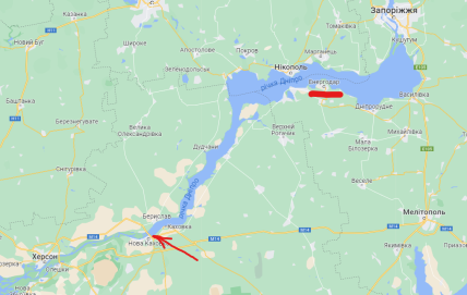 ЗАЭС и Каховская ГЭС