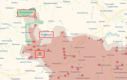 Фронт Покровський напрямок, карта 7 вересня 2025