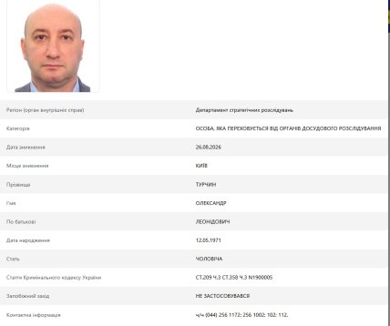 Александр Турчин объявлен в розыск