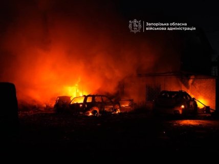 Последствия удара по Запорожью 22 сентября