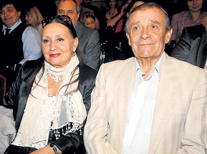 Лариса Кадочникова со вторым мужем