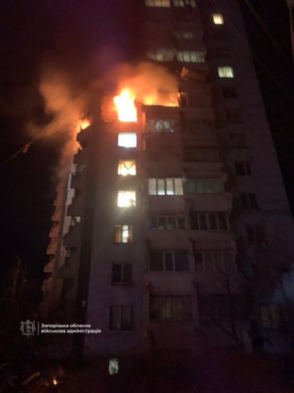 Наслідки атаки по Запоріжжю 24 березня