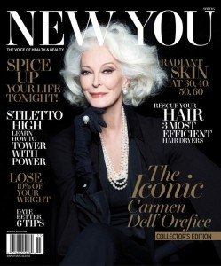 83-летняя Кармен Делль'Орефайс на обложке глянца New You magazine