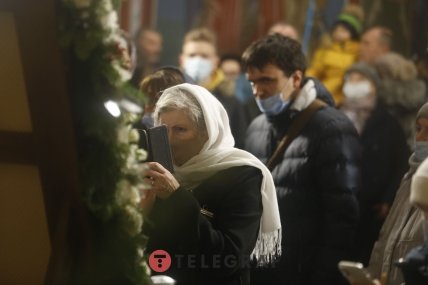 Богослужение в храме ПЦУ