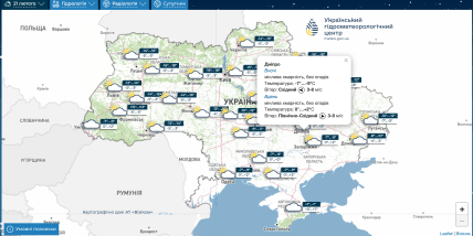 Погода в Днепре на 21 февраля, прогноз, температура