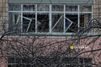 Дніпровський район Києва після обстрілу