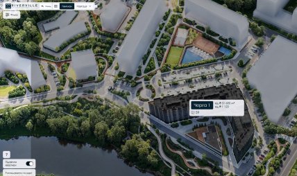 ЖК Riverville. Визуализация с официальной страницы