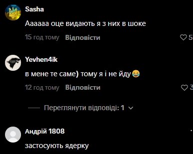 Коментарі користувачів