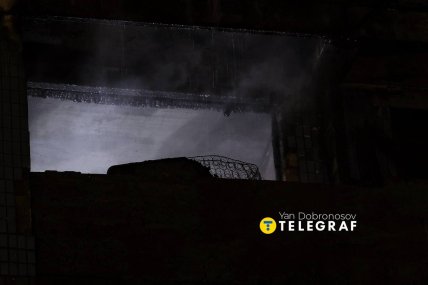 Последствия атаки России в Печерском районе Киева 10.10.2025