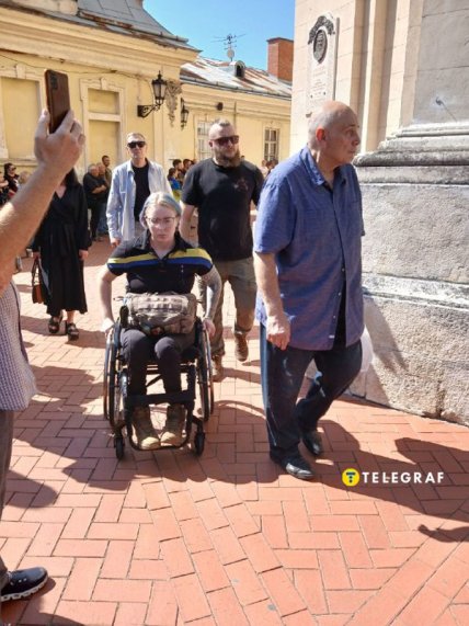 Яна Зинкевич, прощание с Парубием