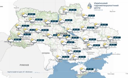 Прогноз Укргидрометцентра на 2 мая