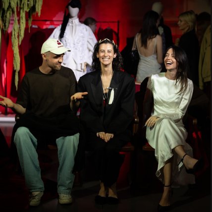 Дорофеева, Кацурін і власниця бренда Дарія Біла