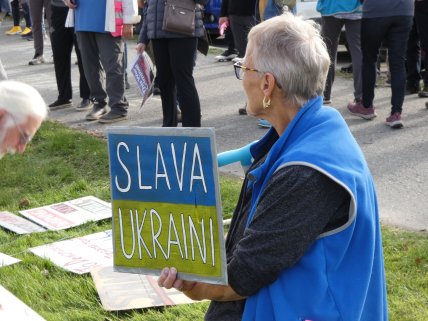 Мітинг у Анкориджі у день зустрічі Трампа та Путіна