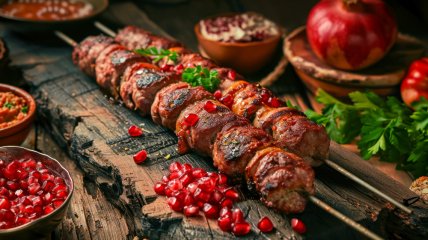 шашлык с мангала