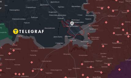 Константиновка на карте