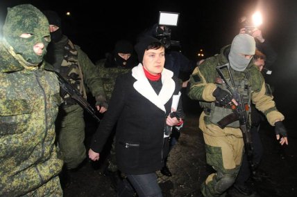 Надежда Савченко в Макеевке