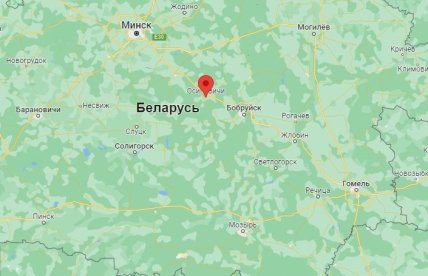 Осиповичі на карті