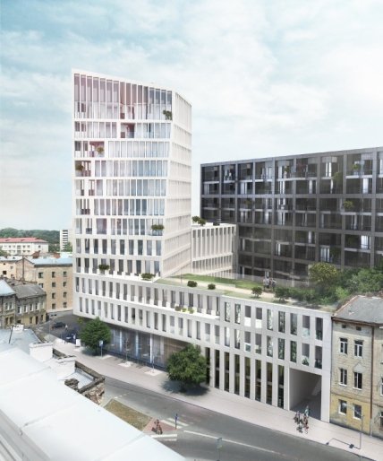 ЖК "Forum Apartments", где семья бригадного генерала Билоуса приобрела квартиру якобы по цене в 4 раза ниже рыночной. Источник — www.foruma.com.ua