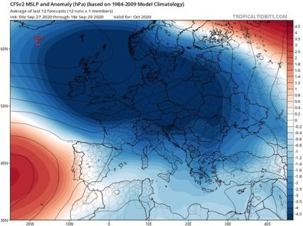 карта температурная