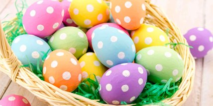 Крашенки в горошек