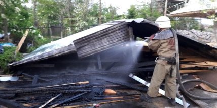 Под Одессой горели базы отдыха