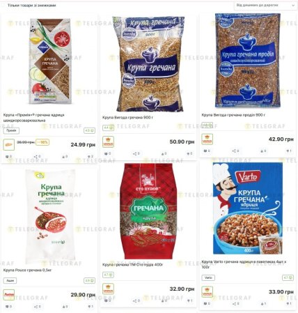 Де найти більш дешеву гречку