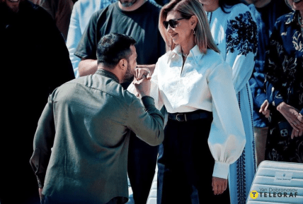 Владимир и Елена Зеленские - фото Ян Доброносов