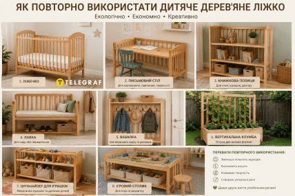 Как дать вторую жизнь детской кроватке