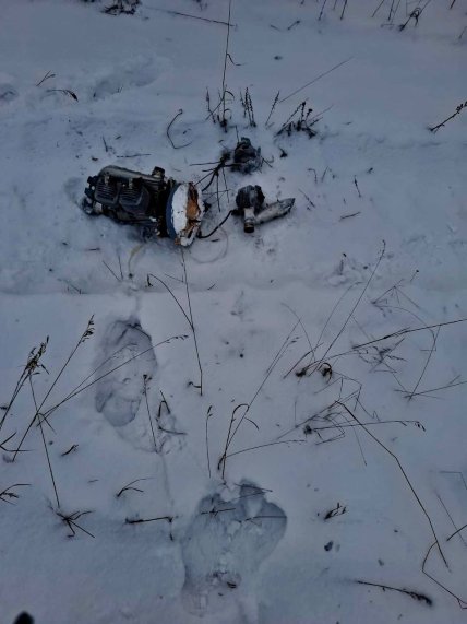 Остатки дрона БМ-35