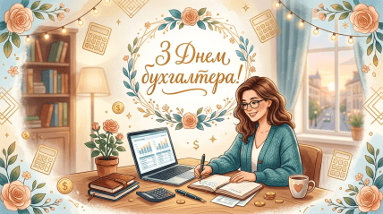 С Днем бухгалтера, праздник, открытки, поздравления