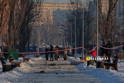 Дніпровський район Києва після обстрілу