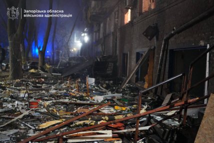 Руйнування у Запоріжжі через атаку РФ 25.11.2025