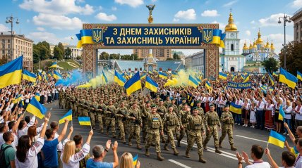 День захисників та захисниць України, вітання, листівки, картинки