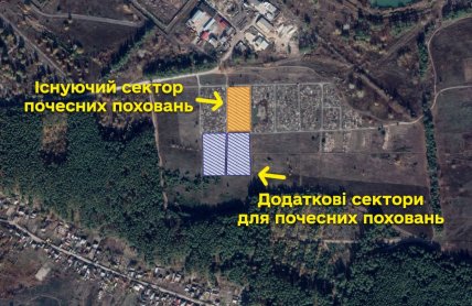 карта кладбища