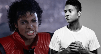 Майкл Джексон и его племянник Джаафар