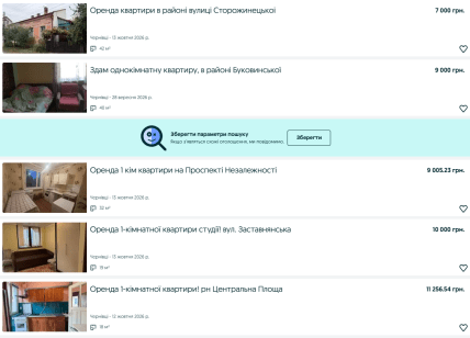 Самые дешевые квартиры в Черновцах