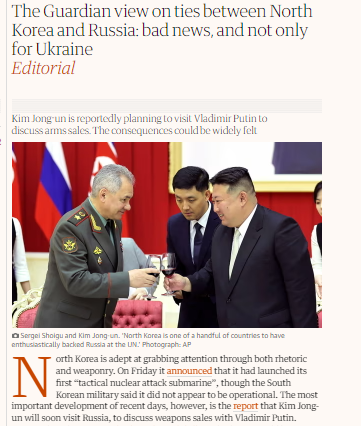 Реакция СМИ на поездку главы КНДР в россию