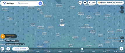 Яка буде погода в Києві 11 лютого