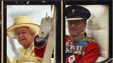 королева Елизавета II и принц Филипп