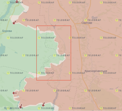 Неокуповані території Луганської області на карті.