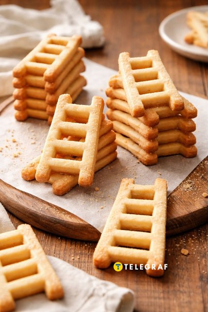 печенье в форме лестницы