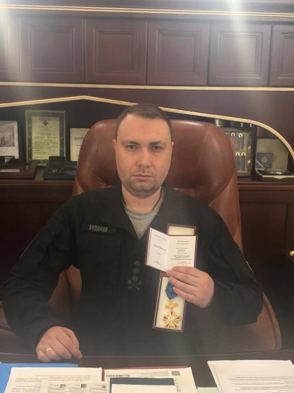 Буданов з польським орденом