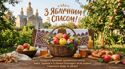 Яблочный Спас, открытки, картинки, поздравления