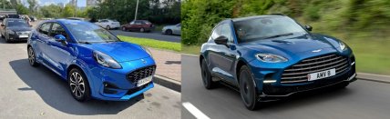 Ford Puma 2020  та Aston Martin DBX